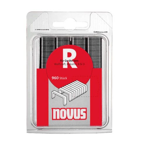 Скоби за такери Novus тип R50, 12.5x1.25x6 мм, 960 бр.  045 SNL 135
