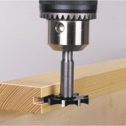 Фрезер за дърво за сглобки WOLFCRAFT профил нут от инструментална стомана ф 30х5 мм, ф 8.5 мм 127wlf581