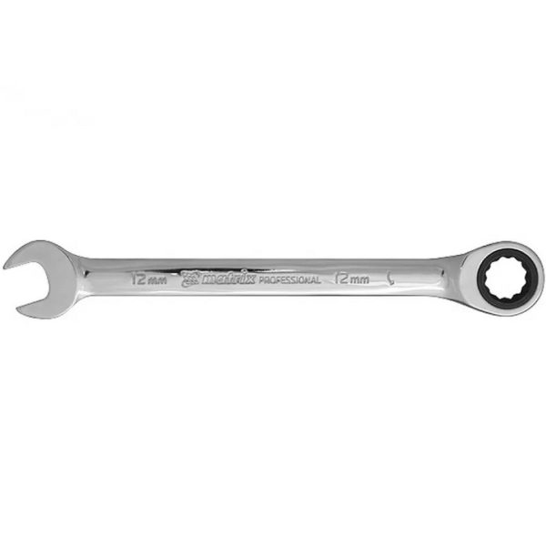 Гаечен ключ с тресчотка, 12mm, полиран, МТХ 148059
