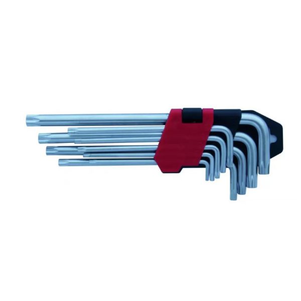 Имбуси Г-образни "TORX" дълги Cr-V к-кт 9 бр.BOLTER XG54202
