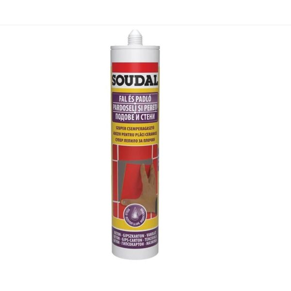 Монтажно лепило за фаянсови плочки SOUDAL 300мл