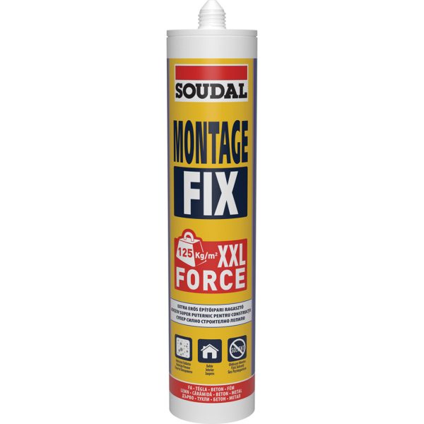 Монтажен силикон ФИКС 300мл. Soudal 123108