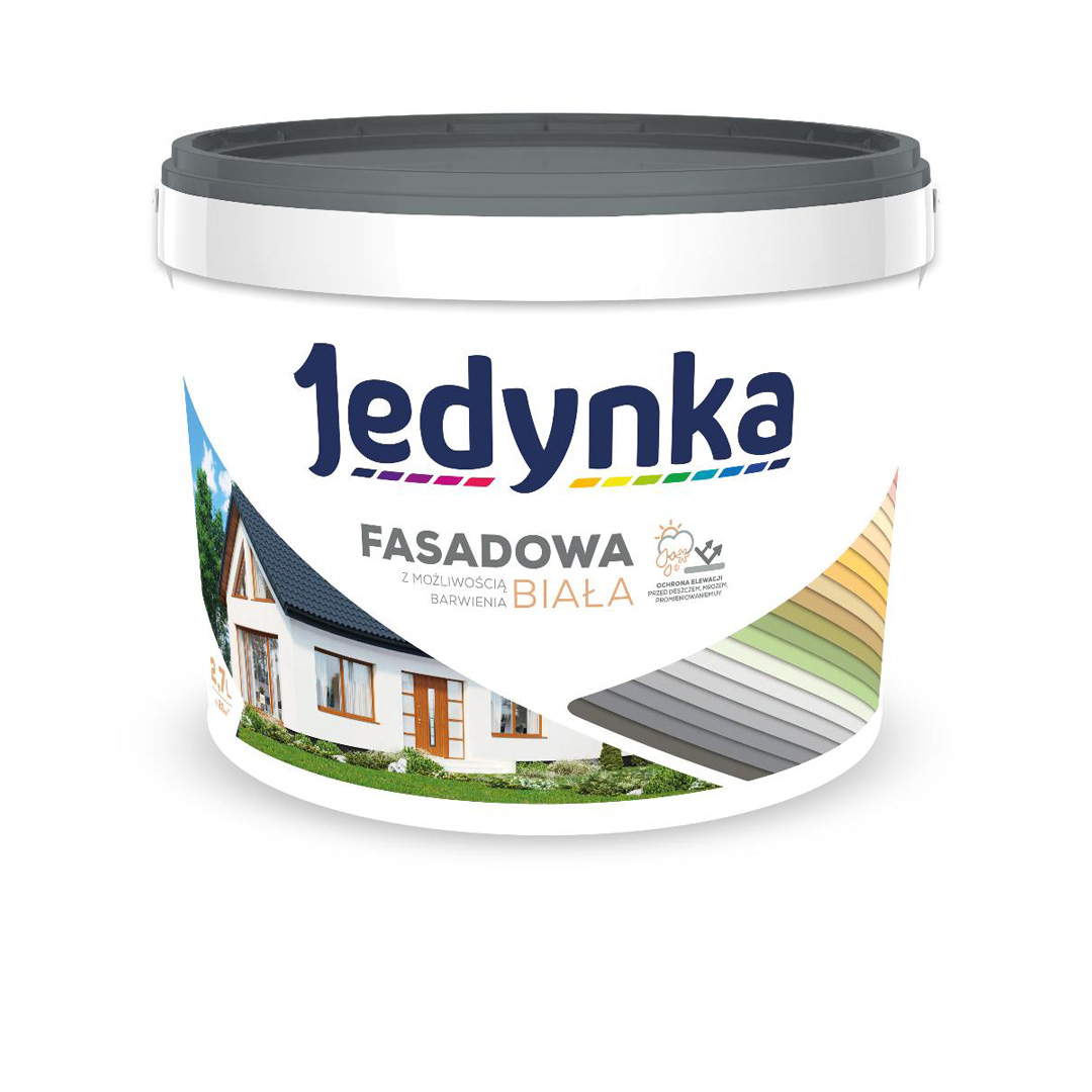 Акрилна Фасадна Бяла Боя Tikkurila Jedynka Fasadowa 2.7l