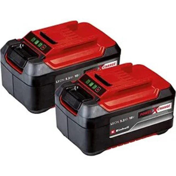Комплект батерии Einhell PXC-Twinpack, 18 V, 5.2 Ah