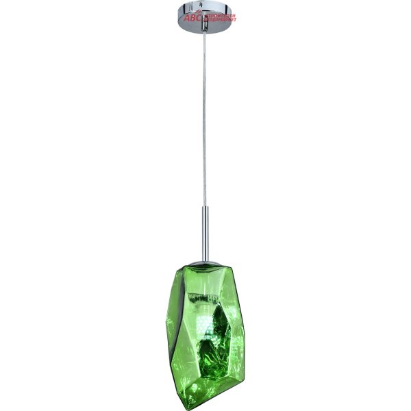 Осветително Тяло - Абажур GAUSS GS-619851 35x22x22см 1ХЕ27 Диамант Зелен