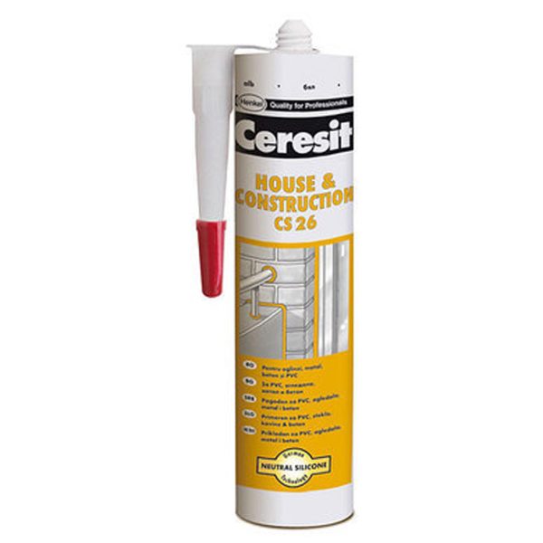 Неутрален силикон - прозрачен Ceresit CS 26 Neutral DE12505 - 300мл