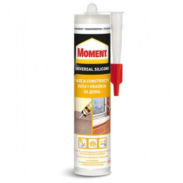 Универсален силикон прозрачен MOMENT CS8 280ml.