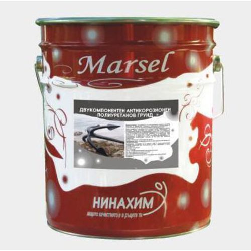 Двукомпонентен полиуретанов антикорозионен грунд СВЕТЛО СИВ 25 КГ MARSEL