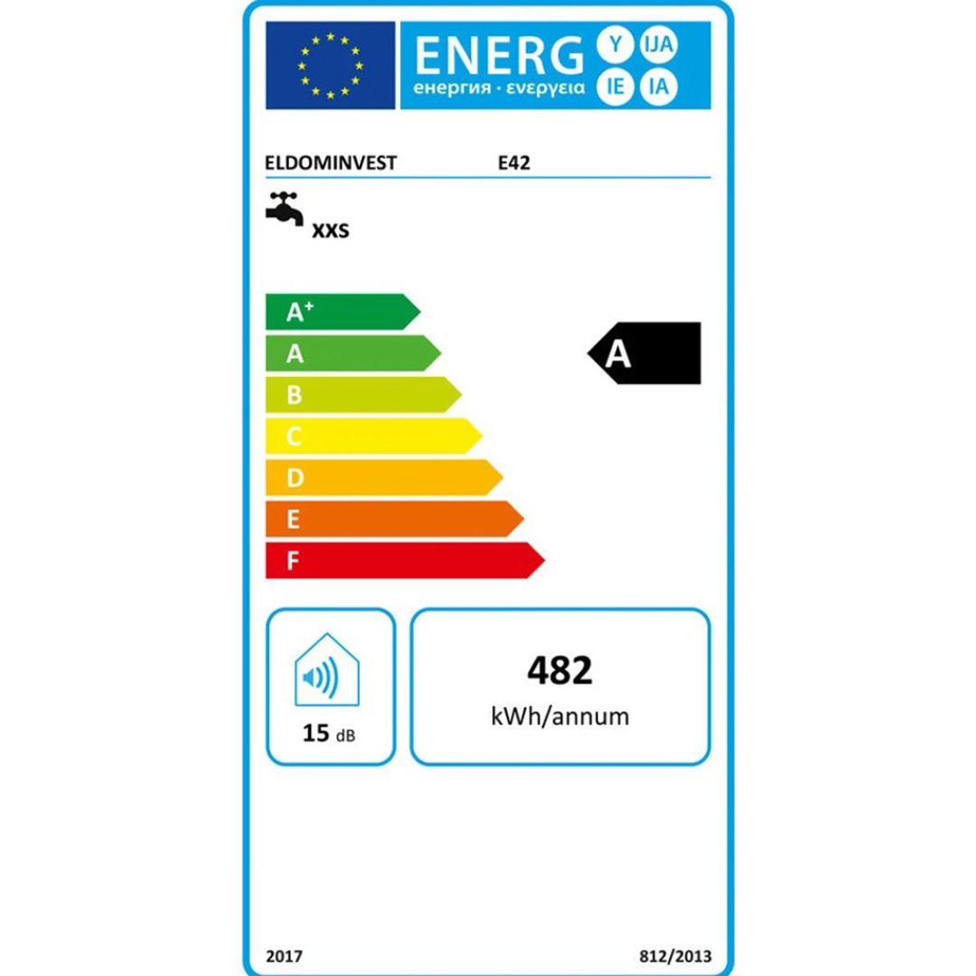 Проточен бойлер ЕЛДОМ E42 - батерия с керамична глава, 3.5 kW