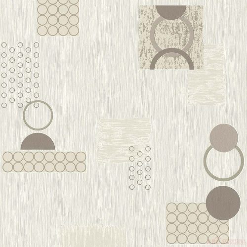Тапетите беж кръгове бяло