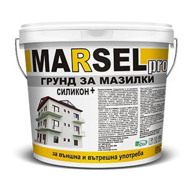 Грунд за мазилки Силикон+ 5 кг MARSEL PRO БЯЛ 5КГ