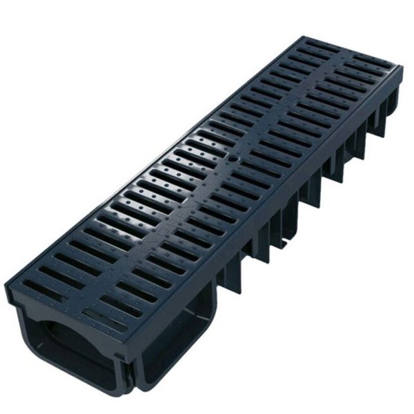 Канал xdrain 130/50 с пластмасова решетка 0,5м