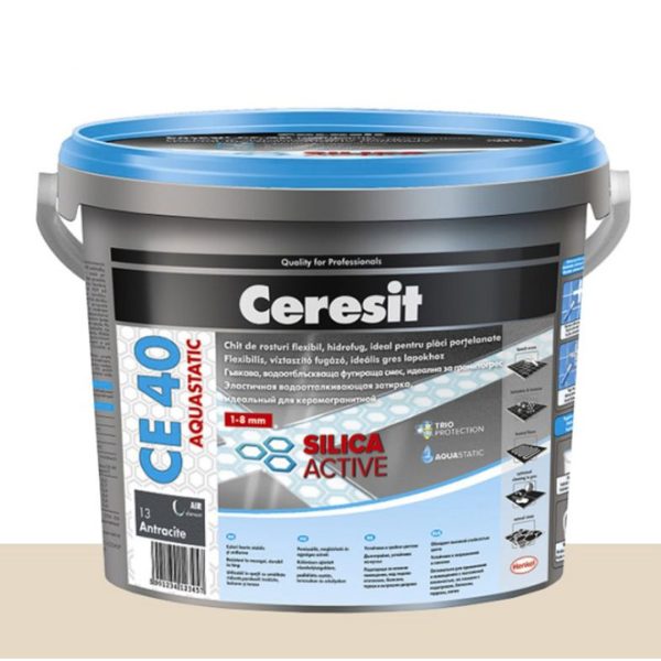 Фугираща смес - цвят Жасмин Ceresit СЕ 40 Aquastatic 1487615 - 5кг