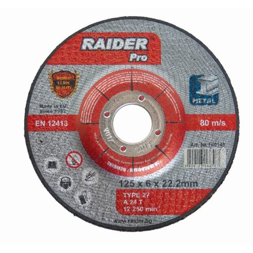 Диск за шлайфане 115х6х22.2mm Raider RDP 160144