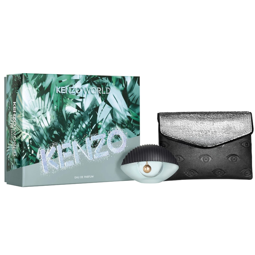 Подаръчен комплект Парфюмна вода EDP 50 ml + козметична чантичка KENZO Kenzo World