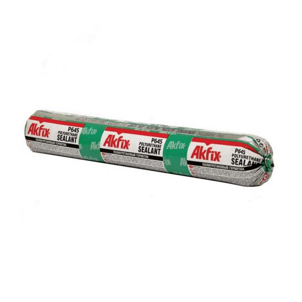 Уплътнител Akfix PU645 черен 600 мл авто