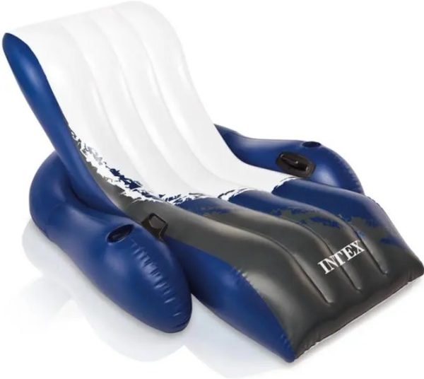 Надуваем шезлонг Intex 58868NP 180х135см