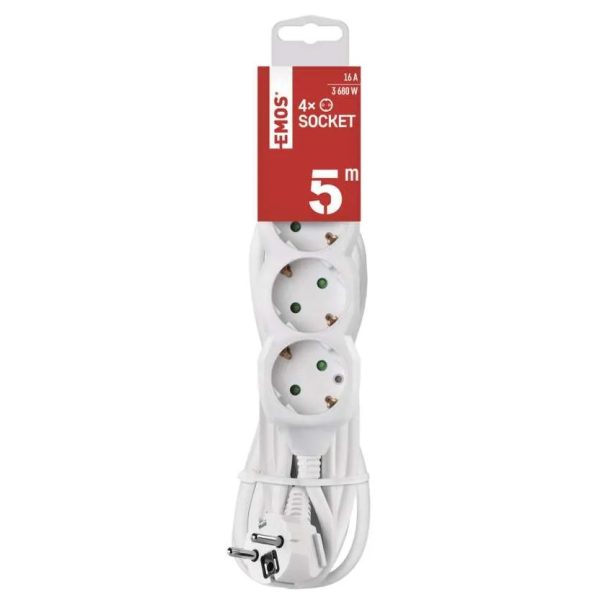 Разклонител 4-ка 5м 16а P0425r8/ 4241