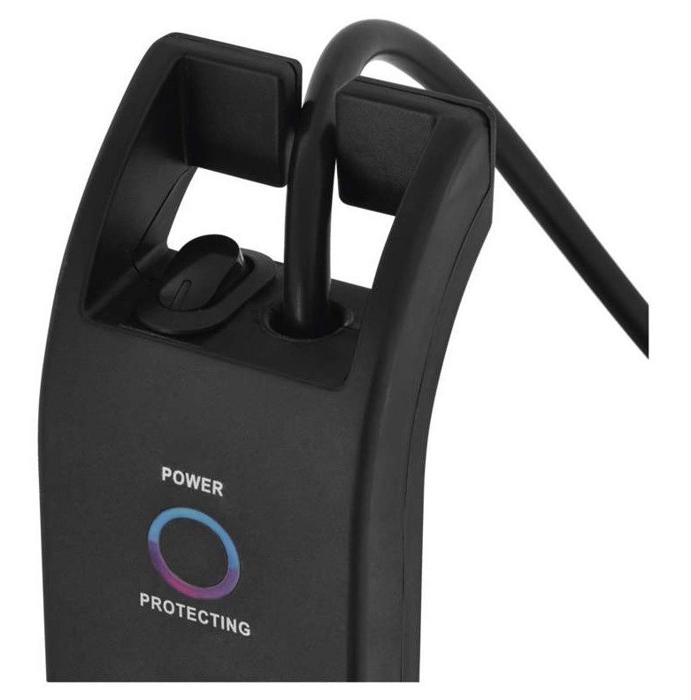 Разклонител P54222 4-ка 2м Със Защита Черен