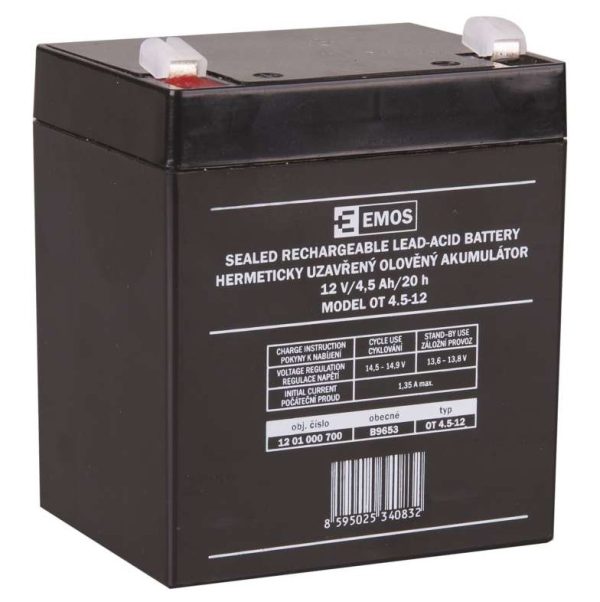 Акумулатори Оловни Emos 12V-4.5Ah В9653 / 3119