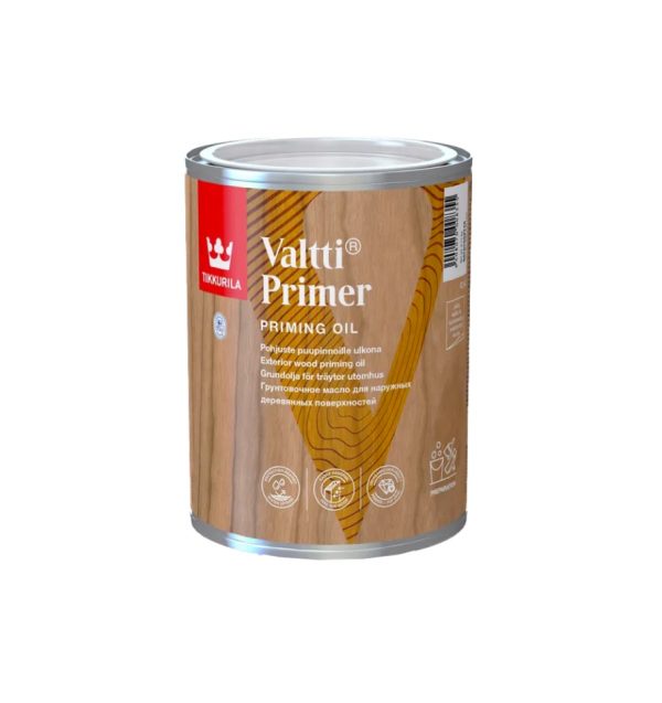Грундиращо масло за дърво TIKKURILA VALTTI PRIMER 0.9 л 00505000110