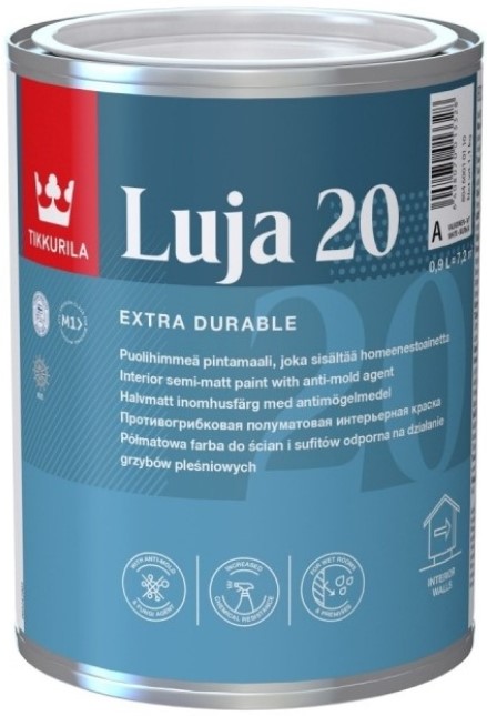 Латекс Полумат Висококачествен Luja 20A 0.9л