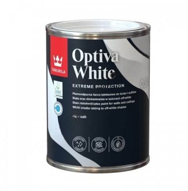 Латекс Бял Tikkurila Optiva White A Base 0.9 л C258910001