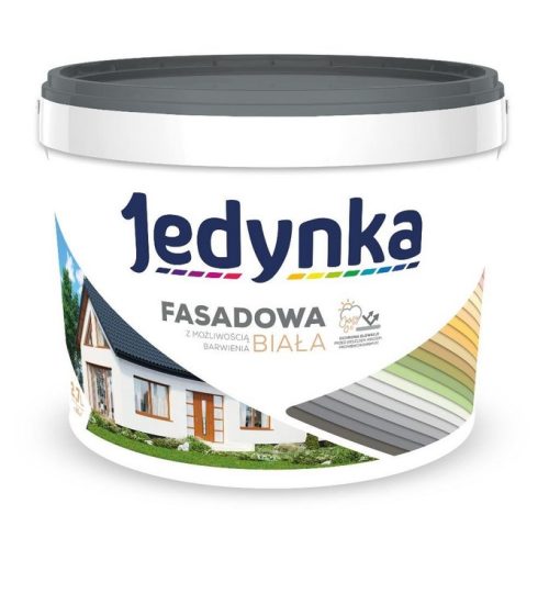 Акрилна боя за фасада и интериор - Бял цвят 9л Tikkurila Jedynka Fasadowa