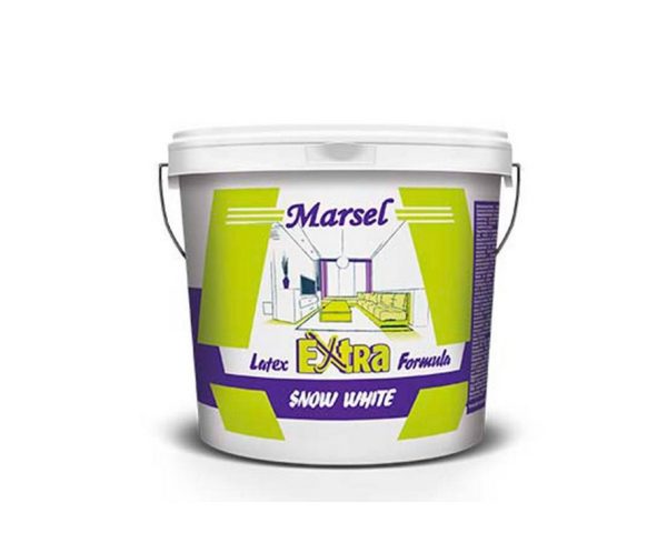 Бял латекс екстра покривен 25 кг MARSEL