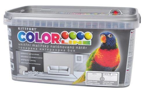 Латекс Цветен ColorLine 11 СВ.СИВО - 4кг.