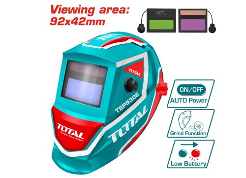Маска за заваряване TOTAL TSP9306, автоматично затъмняване, UV/IR DIN16