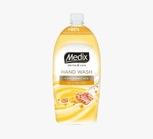 Течен сапун 400мл MEDIX Derma Care Milk & Honey Scent