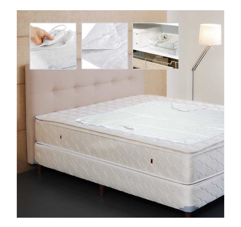 Oдеяло Termomax TU1640D, 120W, 160х140cm, Полиестер, Подложно, Електрическо, Бял