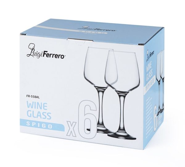 Чаша за вино Luigi Ferrero Spigo FR-558AL 295ml, 6 броя