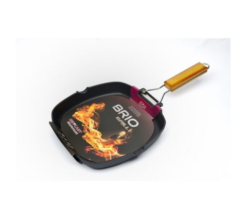 Тиган грил Brio Grill, 24х24см, Лят алуминий, Non-stick