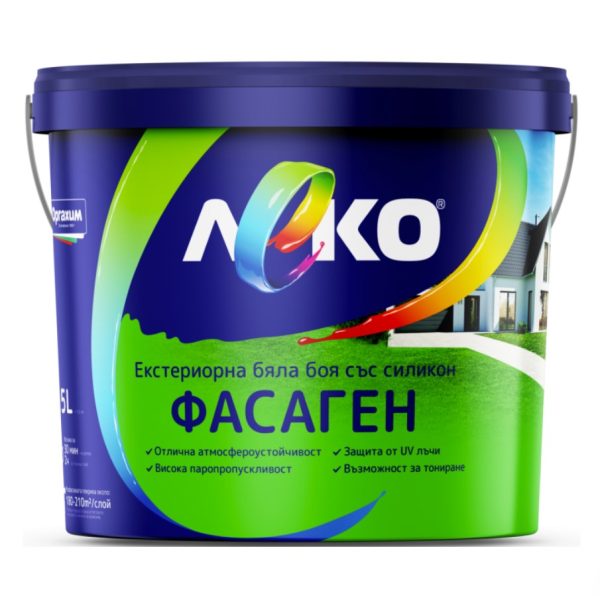 Фасаген Леко 3л ултра бял