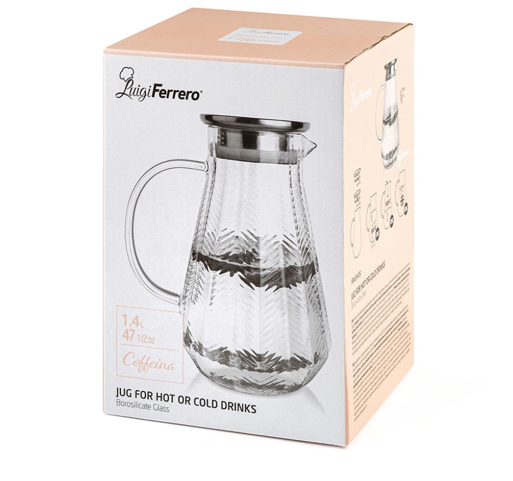 Кана с капак Luigi Ferrero Coffeina FR-8141S 1.4L