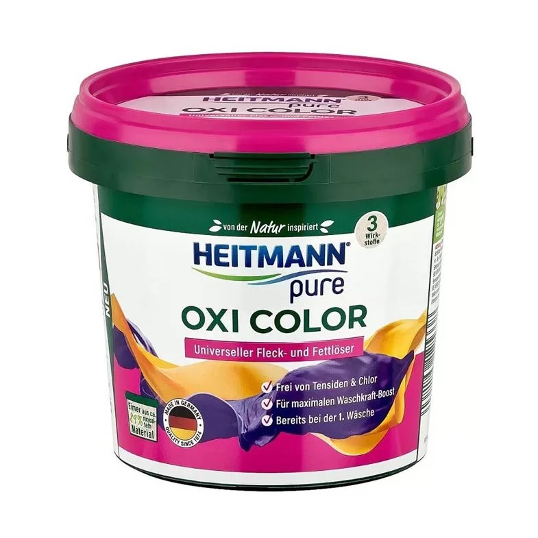 Прах за цветно пране против петна и мазнини 500 гр. Heitmann