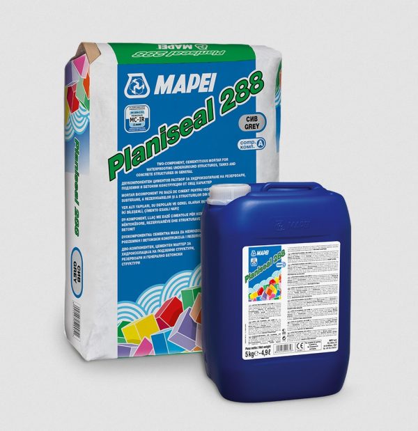 Двукомпонентна хидроизолация Mapei Planiseal 288 А20кг +В5кг