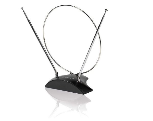 Вътрешна антена Vivanco TVA 3020, DVB-T DVB-T2 FM DAB+, Кабел 1.25 м