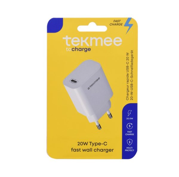Адаптор Tekmee 20w Type-c Wall 40430190