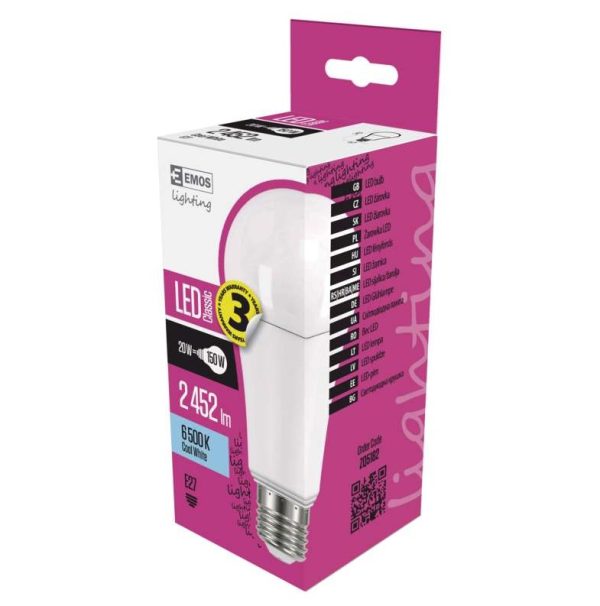Led Крушка Clasic A67 20w E27 CW