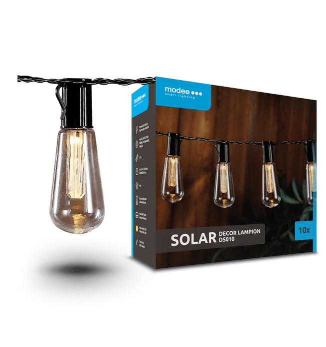 Соларна декоративна лампа Modee Lighting LED 10db 4,7m DS010