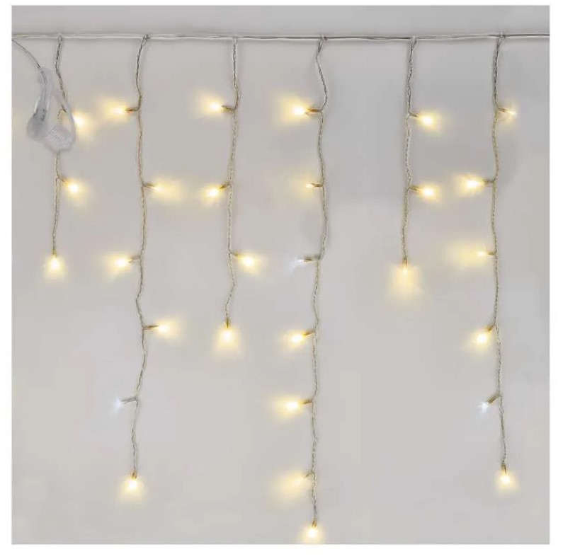 Коледна Led Верига 2.5м Студено/топло Бяла Завеса EMOS D1CN0, IP44/4673