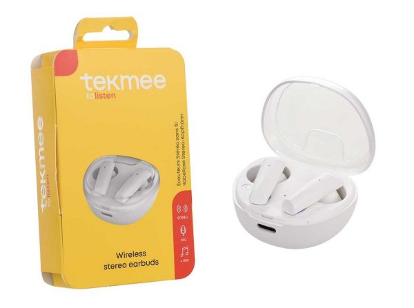 Tekmee безжични стерео TWS слушалки