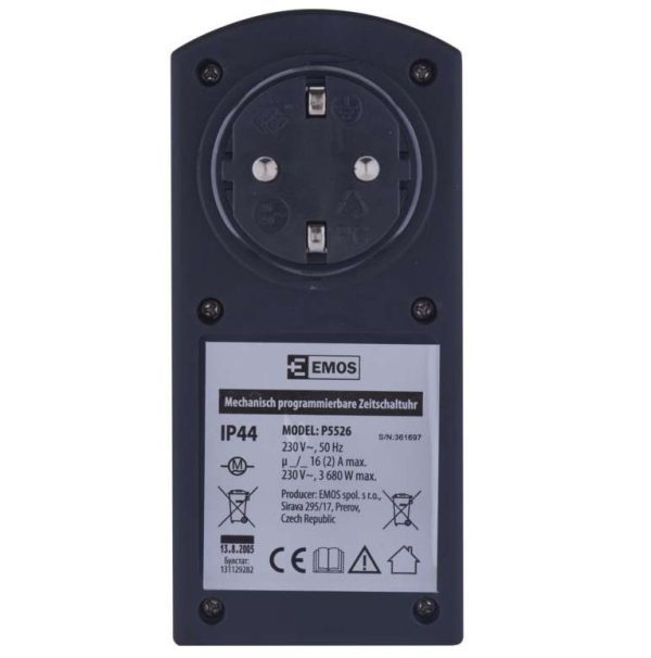 Таймер Механичен Emos P5526