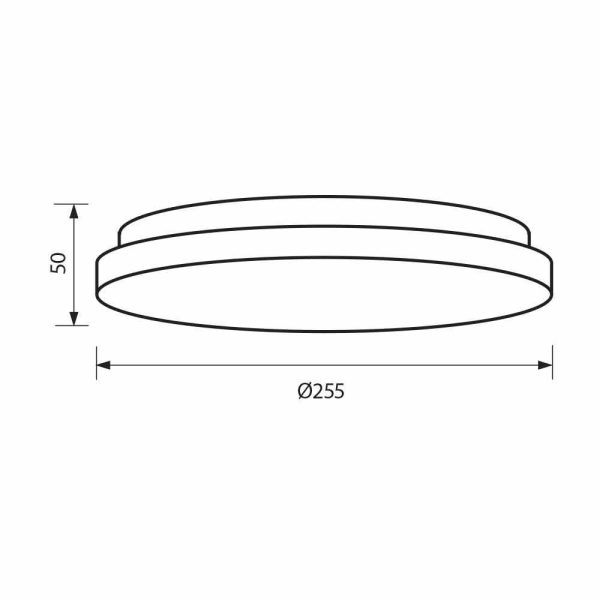 LED Плафониера 230V с Микровълнов Сензор IP44 KENA 4000K/ 004546