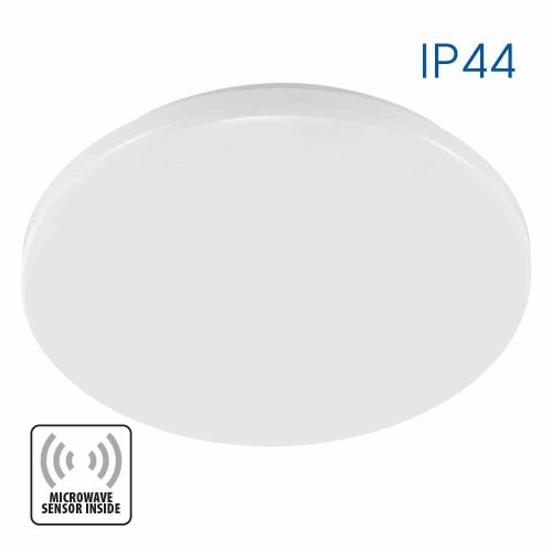 LED Плафониера 230V с Микровълнов Сензор IP44 KENA 4000K/ 004546