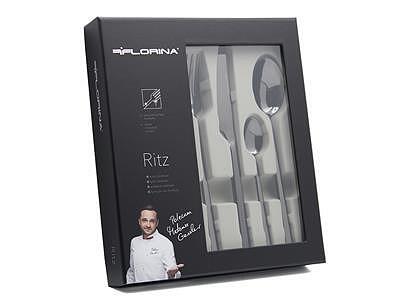 Сет прибори за хранене,16 части, черни, FLORINA RITZ