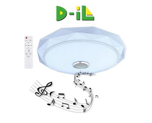 13060 - LED плафон 48W / MUSIC + RGB + 3000K до 6500K/ С ДИСТАНЦИОННО